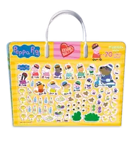 Okładka: Peppa Pig. Kocham naklejać. Na podwórku z Peppą