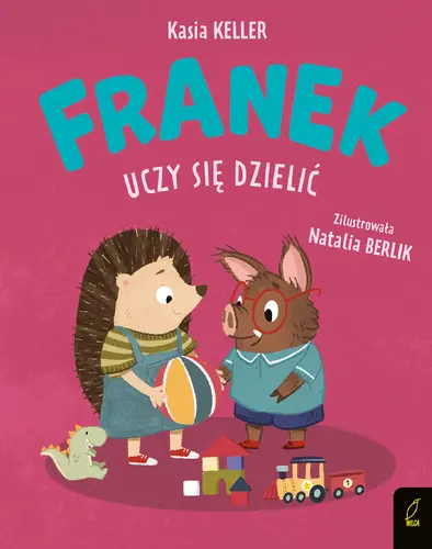 Okładka: Jeżyk Franek. Franek uczy się dzielić