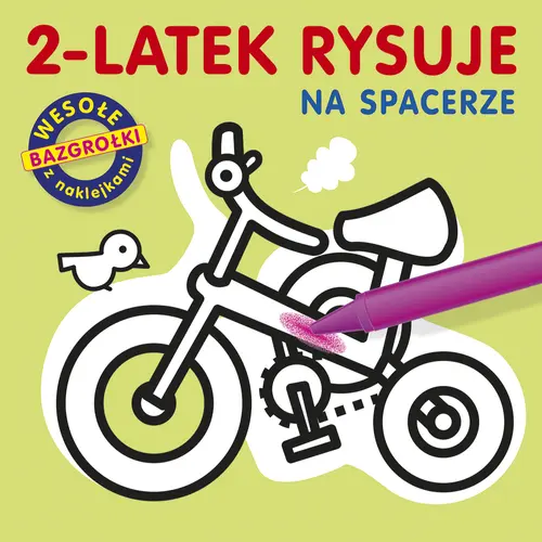 Okładka: 2-latek rysuje. Na spacerze