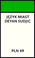 Okładka: Język miast