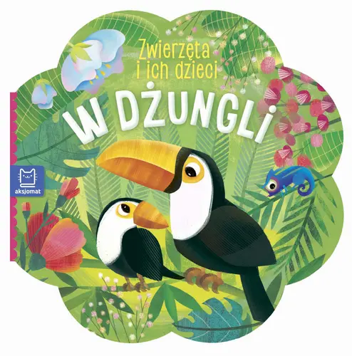 Okładka: Zwierzęta i ich dzieci. W dżungli