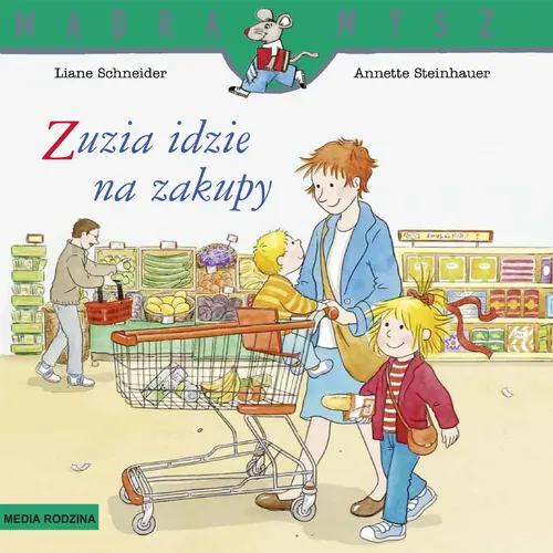 Okładka: Mądra Mysz. Zuzia idzie na zakupy