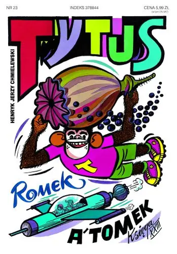 Okładka: Tytus, Romek i A'Tomek. Księga XXIII. Tytus i bzikotyki