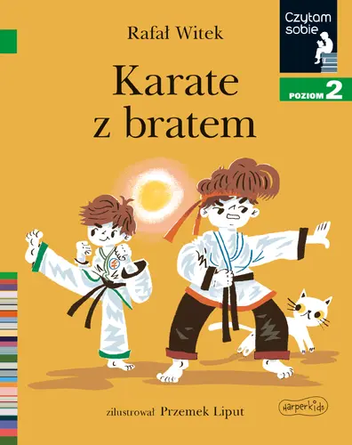 Okładka: Karate z bratem. Czytam sobie. Poziom 2