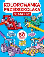 Okładka: Kolorowanka przedszkolaka. Pojazdy