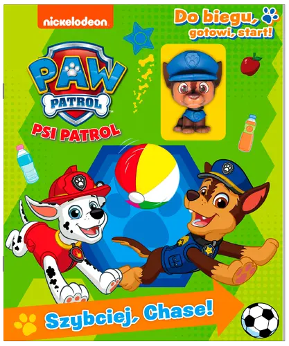Okładka: Psi Patrol. Do biegu, gotowi, start! Szybciej, Chase