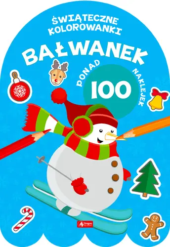 Okładka: Bałwanek. Kolorowanka z naklejkami