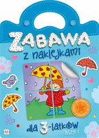 Okładka: Zabawa z naklejkami dla 3-latków, Zeszyt 1