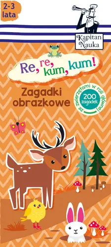 Okładka: Zagadki obrazkowe Re, re, kum, kum! 2-3 lata