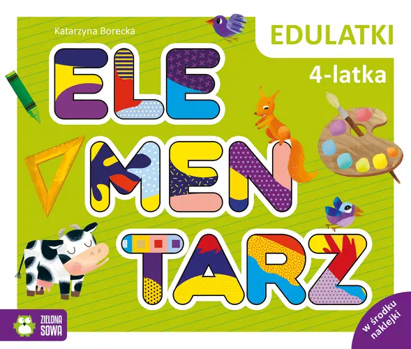 Okładka: Edulatki. Elementarz 4-latka
