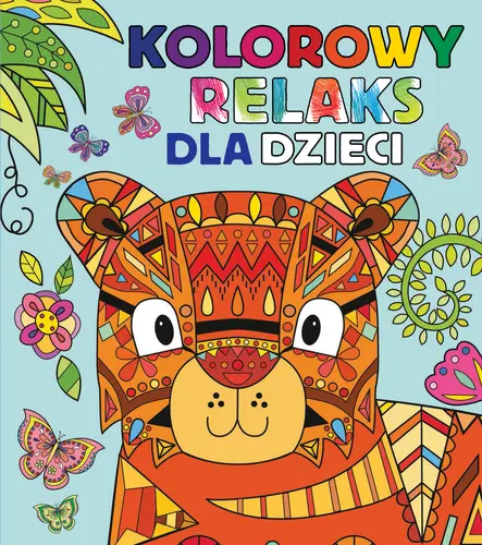 Okładka: Kolorowy relaks dla dzieci