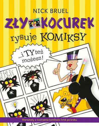 Okładka: Zły Kocurek rysuje komiksy i Ty też możesz