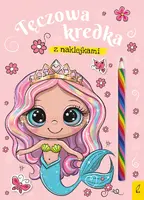 Okładka: Tęczowa kredka. Syrenka