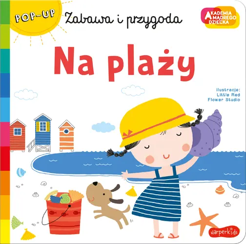 Okładka: Na plaży. Akademia mądrego dziecka. Zabawa i przygoda