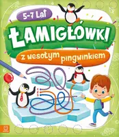 Okładka: Łamigłówki z wesołym pingwinkiem 5-7 lat