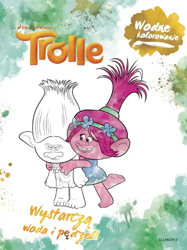 Okładka: Trolle. Wodne kolorowanie