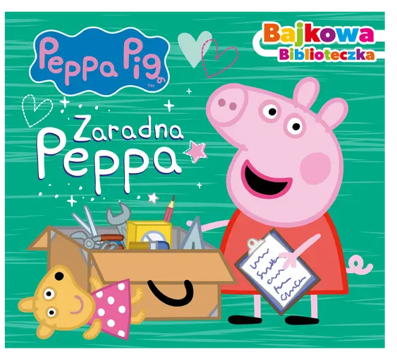 Okładka: Peppa Pig. Bajkowa biblioteczka. Zaradna Peppa