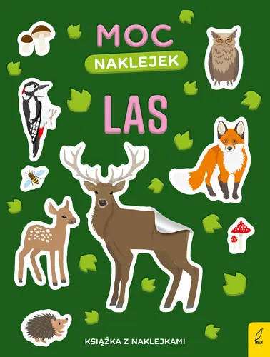 Okładka: Moc naklejek. Las