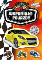 Okładka: Album z naklejkami. Wspaniałe pojazdy cz. 1