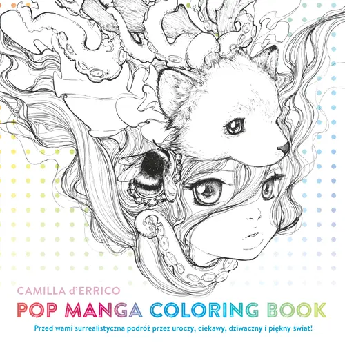 Okładka: Pop manga coloring book