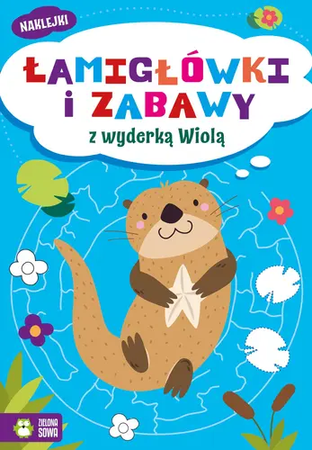 Okładka: Łamigłówki i zabawy z wyderką Wiolą