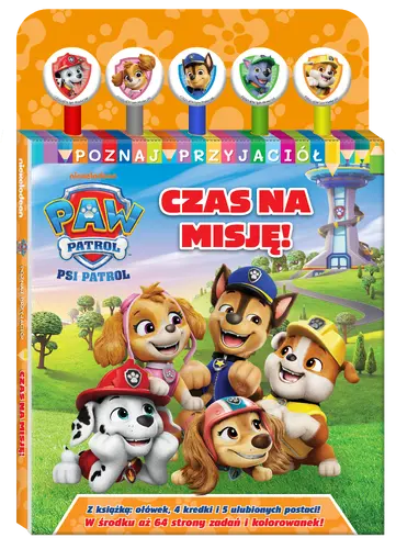 Okładka: Psi Patrol. Poznaj przyjaciół. Czas na misję!