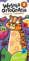 Okładka: Wesoła ortografia. Ćwiczenia z naklejkami. Klasa 2