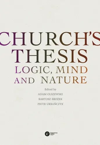 Okładka: Church’s Thesis. Logic, Mind and Nature