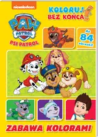 Okładka: Psi Patrol. Koloruj bez końca cz. 3 Zabawa kolorami