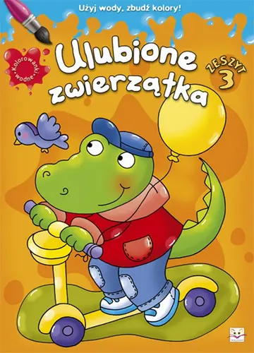 Okładka: Kolorowanki wodne. Ulubione zwierzątka cz.3