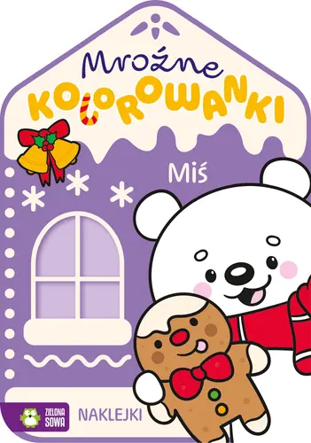 Okładka: Mroźne kolorowanki. Miś