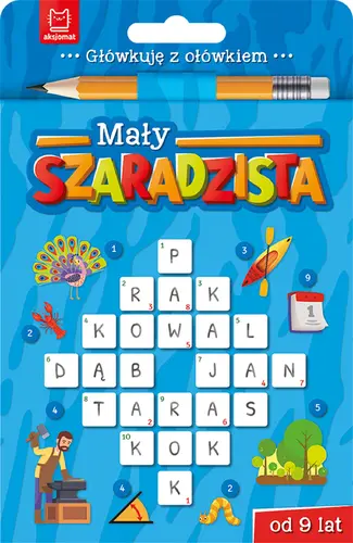Okładka: Mały szaradzista od 9 lat. Książeczka niebieska