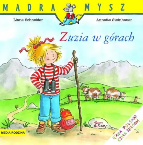 Okładka: Mądra Mysz. Zuzia w górach