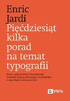 Okładka: Pięćdziesiąt kilka porad na temat typografii
