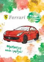 Okładka: Ferrari. Wodne kolorowanie