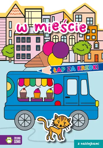 Okładka: Łap za kredki! W mieście