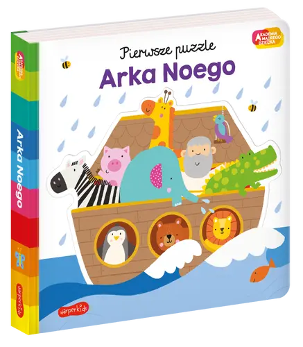 Okładka: Arka Noego. Akademia mądrego dziecka. Pierwsze puzzle