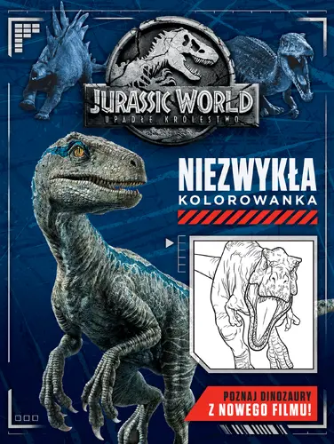 Okładka: Jurassic World 2. Niezwykła kolorowanka