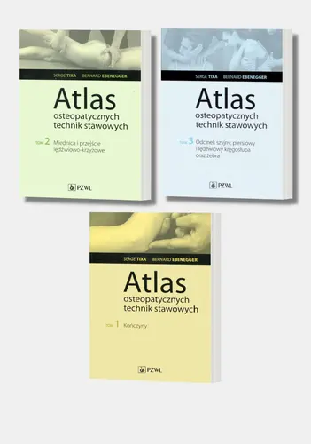 Okładka: Atlas osteopatycznych technik stawowych Tom 1-3
