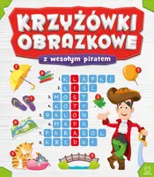 Okładka: Krzyżówki obrazkowe z wesołym piratem
