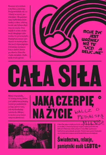 Okładka: Cała siła, jaką czerpię na życie