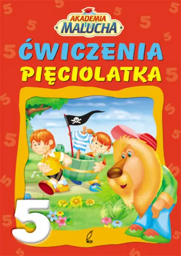 Okładka: Ćwiczenia pięciolatka. Akademia malucha