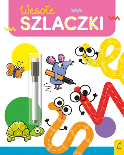 Okładka: Wesoła nauka. Wesołe szlaczki. Flamaster suchościeralny