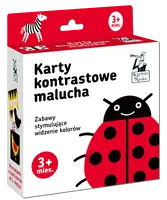 Okładka: Karty kontrastowe malucha. (3+ mies.). Kapitan Nauka