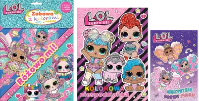 Okładka: L.O.L. Surprise!. Zabawa z kolorami. Różowo mi!