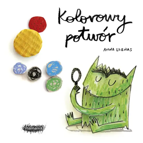Okładka: Kolorowy potwór. Książka kartonowa