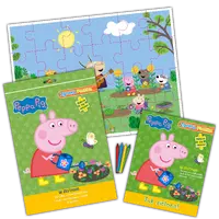 Okładka: Peppa Pig Zgrana paczka cz. 3 Peppa gra w zielone!