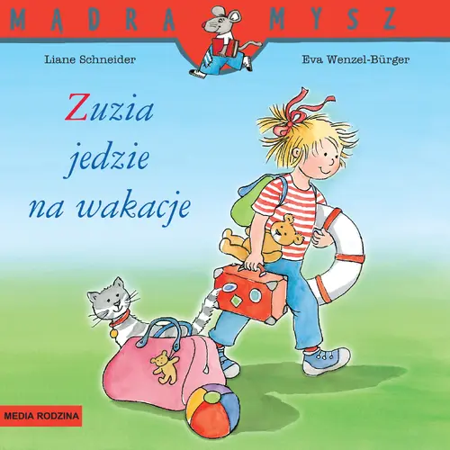 Okładka: Mądra Mysz. Zuzia jedzie na wakacje