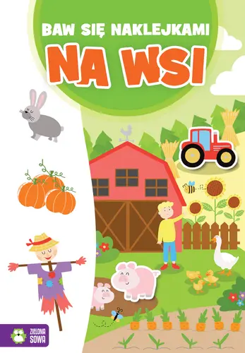 Okładka: Baw się naklejkami. Na wsi