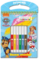 Okładka: Psi Patrol. Ulubione kolorowanki cz. 2 Razem weselej